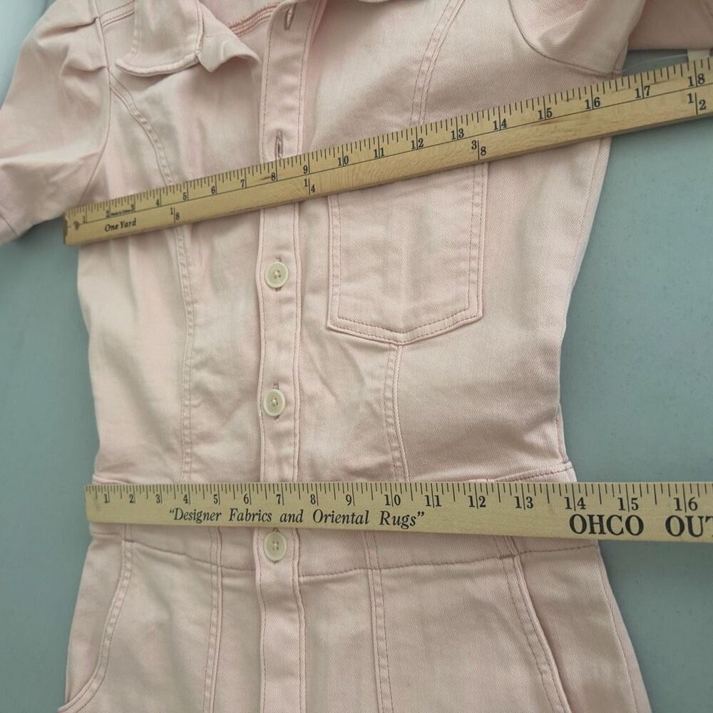 Anthropologie Pilcro The Kit Utility Romper, Pink, Size 4 NWT - Picture 10 of 14